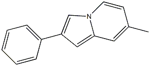 7-Methyl-2-phenylindolizine Struktur