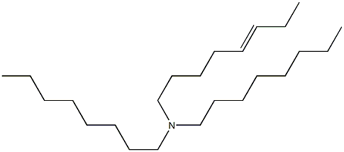 N,N-Dioctyl-5-octenylamine Struktur