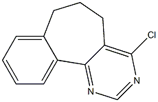 4-Chloro-6,7-dihydro-5H-benzo[6,7]cyclohepta[1,2-d]pyrimidine Struktur