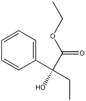 (2R)-2-Hydroxy-2-phenylbutanoic acid ethyl ester Struktur