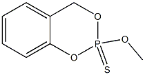 2-Methoxy-4H-1,3,2-benzodioxaphosphorin-2-thione Struktur