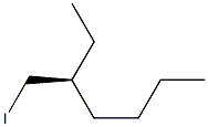 [S,(+)]-1-Iodo-2-ethylhexane Struktur