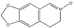 7,8-Dihydro-1,3-dioxolo[4,5-g]isoquinoline 6-oxide Struktur