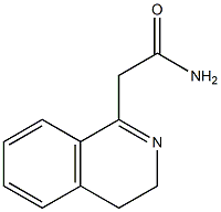 3,4-Dihydro-1-isoquinolineacetamide Struktur