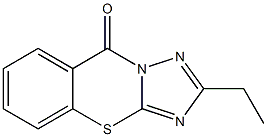 2-Ethyl-9H-[1,2,4]triazolo[5,1-b][1,3]benzothiazin-9-one Struktur