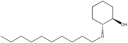 (1R,2R)-2-Decyloxycyclohexanol Struktur