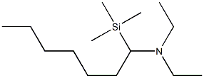 N,N-Diethyl-1-(trimethylsilyl)heptylamine Struktur