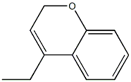 4-Ethyl-2H-1-benzopyran Struktur