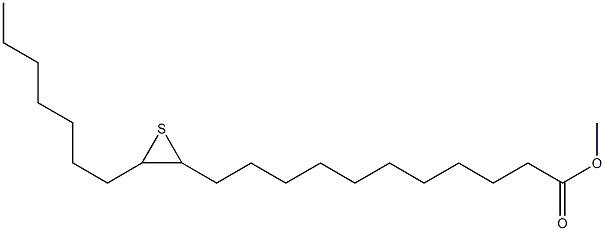 12,13-Epithioicosanoic acid methyl ester Struktur