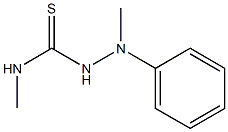 1,4-Dimethyl-1-phenylthiosemicarbazide Struktur