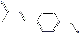 4-(p-Sodiooxyphenyl)-3-buten-2-one Struktur