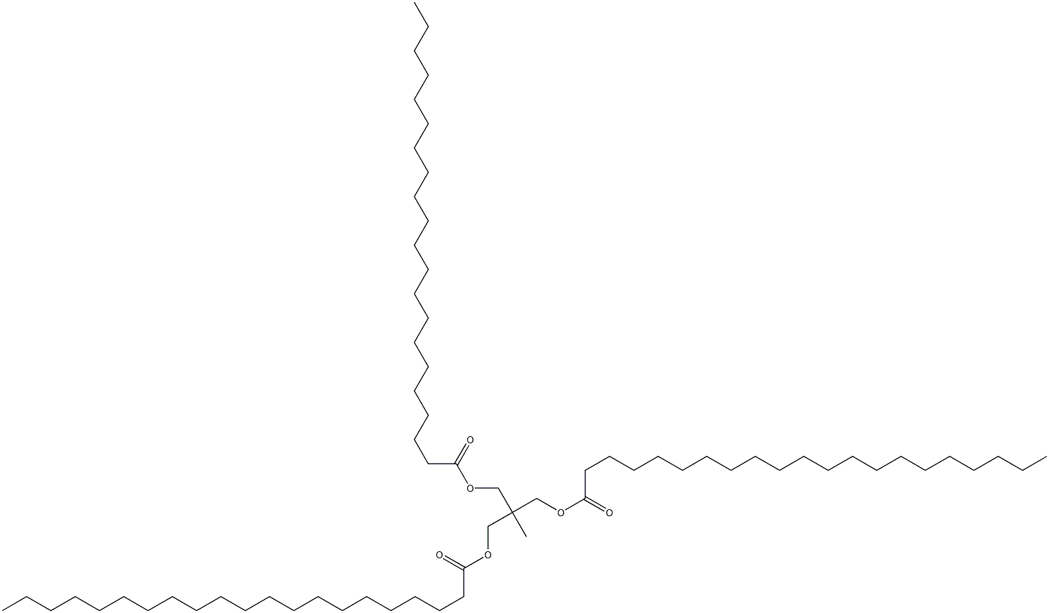 2-[(1-Oxohenicosyloxy)methyl]-2-methyl-1,3-propanediol dihenicosanoate Struktur