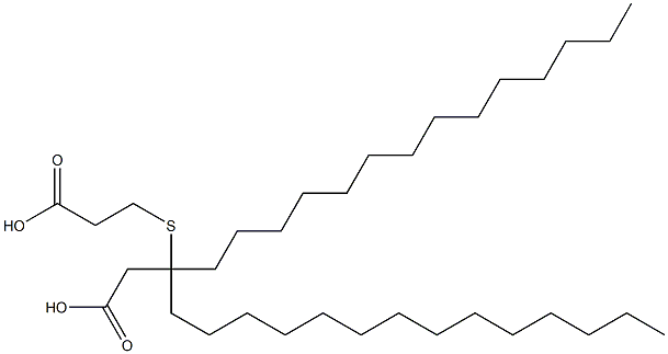 3,3-Ditetradecyl[3,3'-thiodipropionic acid] Struktur