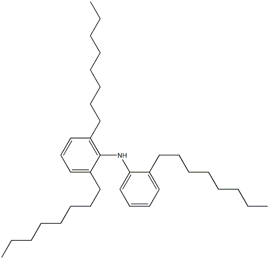 2,2',6'-Trioctyl[iminobisbenzene] Struktur