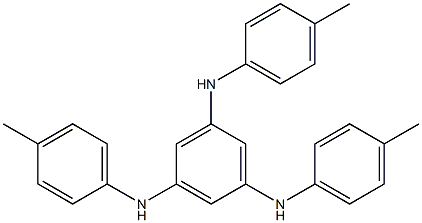 1,3,5-Tris(p-methylanilino)benzene Struktur