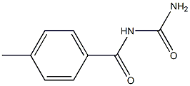 1-(4-Methylbenzoyl)urea Struktur