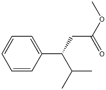 [R,(+)]-4-Methyl-3-phenylvaleric acid methyl ester Struktur