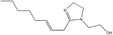 2-(2-Octenyl)-2-imidazoline-1-ethanol Struktur