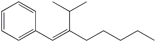 Isopropyl-1-pentylstyrene Struktur