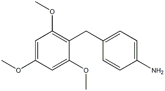 4-(2,4,6-Trimethoxybenzyl)aniline Struktur