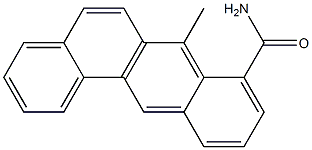 7-Methylbenz[a]anthracene-8-carboxamide Struktur