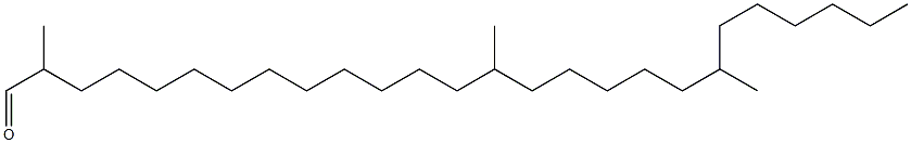 2,14,20-Trimethylhexacosan-1-al Struktur