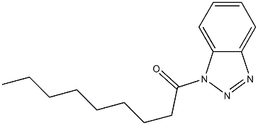 1-Nonanoyl-1H-benzotriazole Struktur