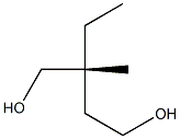 [R,(-)]-2-Ethyl-2-methyl-1,4-butanediol Struktur