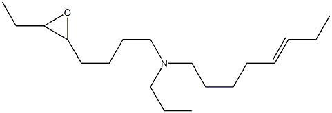 N-Propyl-N,N-di(5-octenyl)amine oxide Struktur