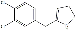 4,5-Dihydro-2-(3,4-dichlorobenzyl)-1H-pyrrole Struktur