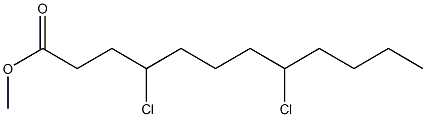 4,8-Dichlorolauric acid methyl ester Struktur