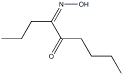 4-(Hydroxyimino)nonan-5-one Struktur