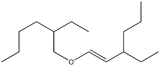 3-[(3-Ethyl-1-hexenyloxy)methyl]heptane Struktur