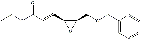 (2E,4S,5R)-6-Benzyloxy-4,5-epoxy-2-hexenoic acid ethyl ester Struktur