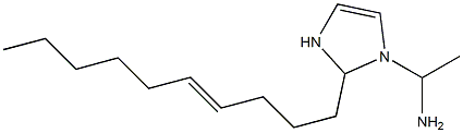 1-(1-Aminoethyl)-2-(4-decenyl)-4-imidazoline Struktur