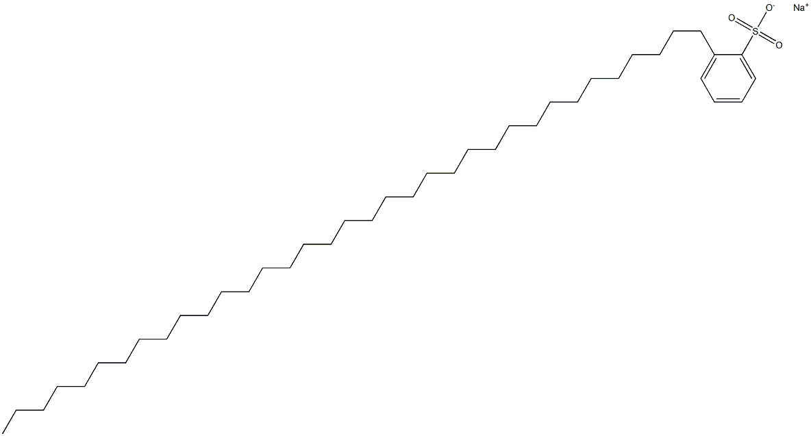 2-(Pentatriacontan-1-yl)benzenesulfonic acid sodium salt Struktur