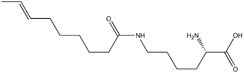 N6-(7-Nonenoyl)lysine Struktur