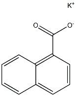 1-Naphthalenecarboxylic acid potassium salt Struktur