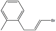 1-(3-Bromoallyl)-2-methylbenzene Struktur