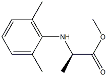 (2R)-2-(2,6-Dimethylphenylamino)propionic acid methyl ester Struktur