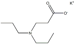 3-(Dipropylamino)propionic acid potassium salt Struktur