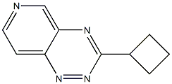 3-Cyclobutylpyrido[3,4-e]-1,2,4-triazine Struktur