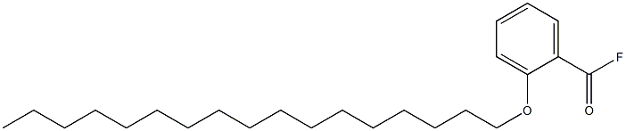 2-(Heptadecyloxy)benzoyl fluoride Struktur