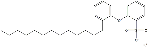 2-(2-Tridecylphenoxy)benzenesulfonic acid potassium salt Struktur