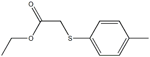 (p-Tolylthio)acetic acid ethyl ester Struktur