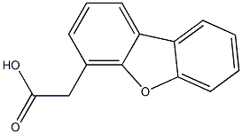 Dibenzofuran-4-acetic acid Struktur