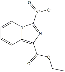 3-Nitroimidazo[1,5-a]pyridine-1-carboxylic acid ethyl ester Struktur