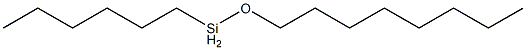 Hexyl(octyloxy)silane Struktur