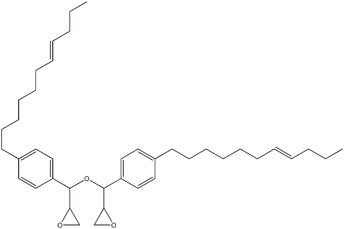 4-(7-Undecenyl)phenylglycidyl ether Struktur