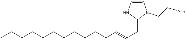 1-(2-Aminoethyl)-2-(2-tetradecenyl)-4-imidazoline Struktur